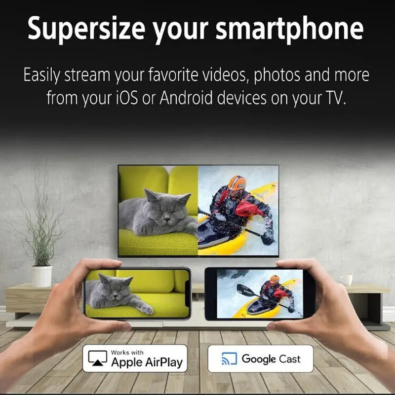 Sony 164 cm (65 inches) BRAVIA 2 4K Ultra HD Smart LED Google TV K-65S25M2 (Black)