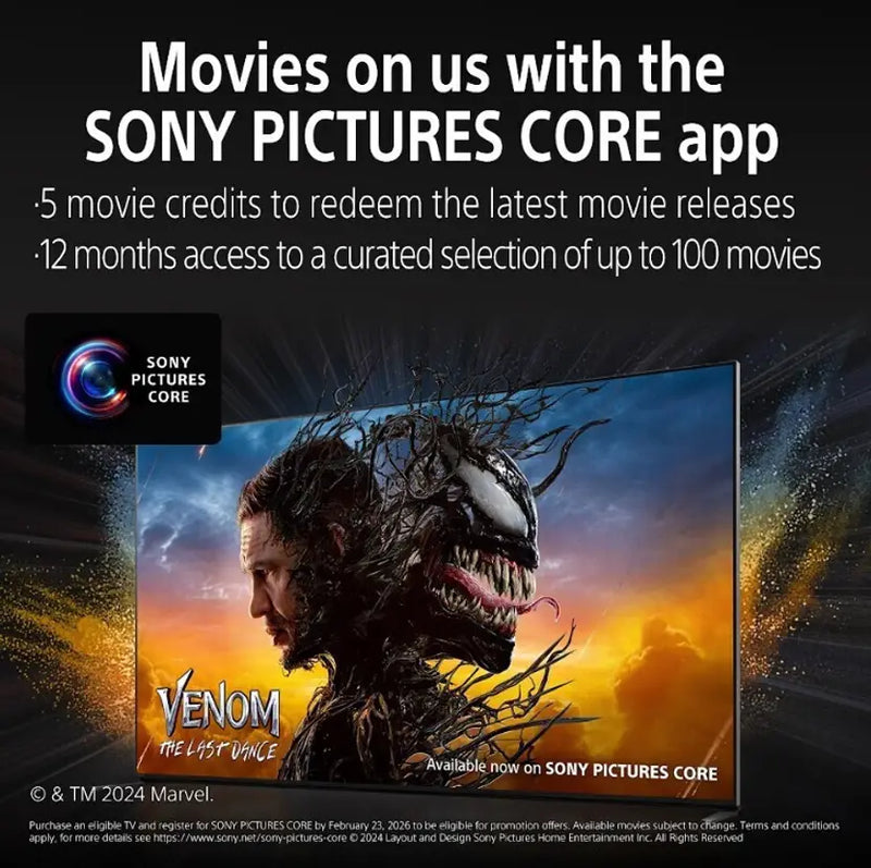 Sony 164 cm (65 inches) BRAVIA 2 4K Ultra HD Smart LED Google TV K-65S25M2 (Black)