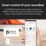 SONY Bravia Theatre Bar 6(HT-B600)Dolby Atmos, Wireless subwoofer, 2-Upfiring Speaker Bluetooth Soundbar (Black, 5.1 Channel)