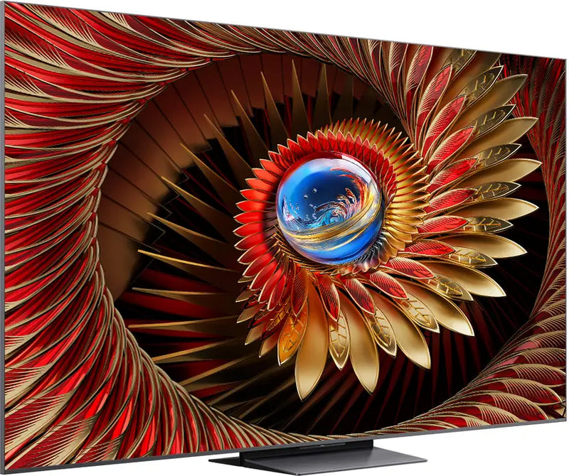 TCL 85C8K Television 85 Inch Smart TV 4K QD-Mini LED Colorful Quantum Crystal HDR 5000nits Gaming Google TV, 144Hz Native Refresh Rate, Audio by Bang & Olufsen, IMAX Enhanced, Game Master (2025 Model)