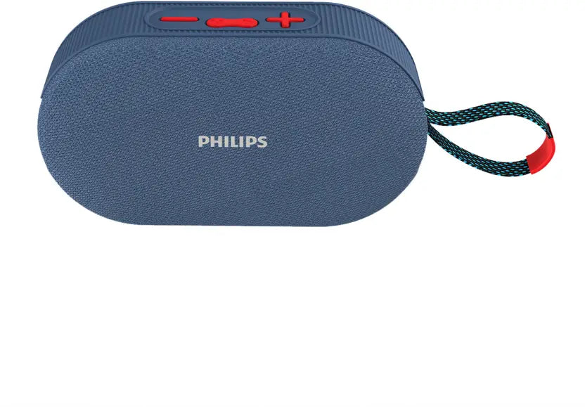 PHILIPS TAS1400BL 12W Speaker, 1200mAh Battery, RGB Light, BT 5.3, 10H Playtime, TF/USB 12 W Bluetooth Speaker