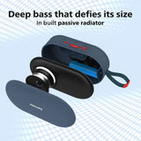 PHILIPS TAS1400BL 12W Speaker, 1200mAh Battery, RGB Light, BT 5.3, 10H Playtime, TF/USB 12 W Bluetooth Speaker