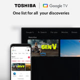 TOSHIBA 108 cm (43 inches) E38RP Series Full HD Ready Smart QLED Google TV 43E38RP