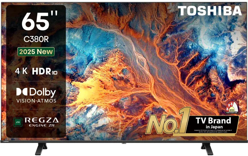 TOSHIBA 65C380RP 165 cm (65 inch) Ultra HD (4K) LED Smart VIDAA TV  (65C380RP)