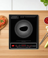 Pigeon 1800 W Induction Cooktop Push Button (Black, Favourite)