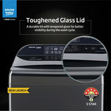 Voltas Beko, A Tata Product 11 Kg 5 Star Fully-Automatic Top Loading Washing Machine (WTL1106UEAH / OBS3060, Dark Grey, Inbuilt Heater)