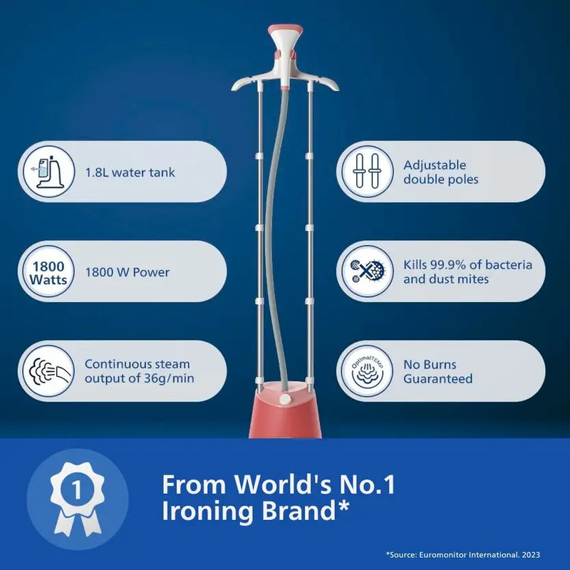 PHILIPS STE1020/40 1800 W Garment Steamer