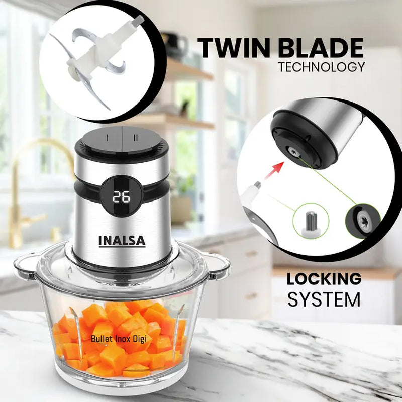 Inalsa Bullet Inox Digi Electric Chopper