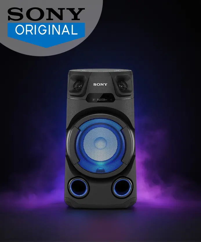 SONY MHC-V13 High-Power Party Speaker with Bluetooth connectivity (Jet bass Booster,Mic/Guitar, USB, CD, Music Center app)