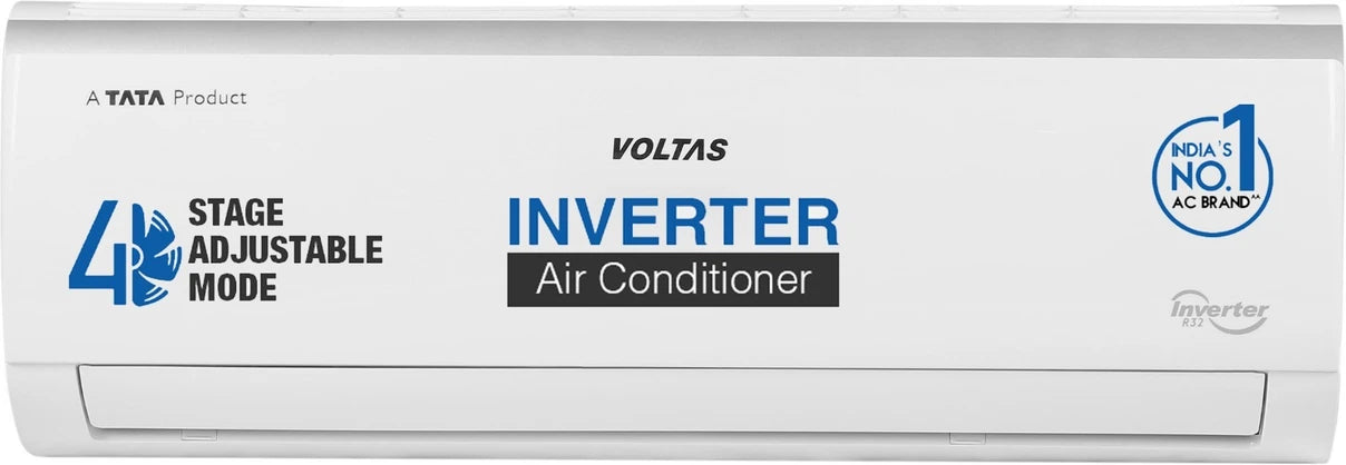 Voltas 1 Ton 3 Star Split Inverter AC (123V Vectra Elite-1(4503714), White)