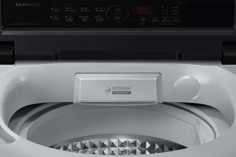 Samsung 7 kg 5 star, Ecobubble, Digital Inverter, Fully Automatic Top Load Washing Machine Grey (WA70BG4441YYTL)