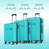 Safari Large Check-In Suitcase (75 Cm) 4 Wheels - Magnum Fury 75 - Teal