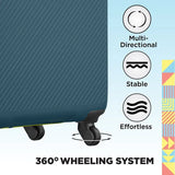 Safari Small Cabin Suitcase (55 Cm) 4 Wheels - Magnum Fury 55 - Blue