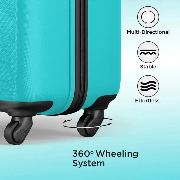 Safari Small Cabin Suitcase (55 Cm) 4 Wheels - Fury 55 - Teal