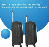 Safari Medium Check-In Suitcase (67 Cm) 4 Wheels - Star 65 4W - Black