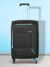 Safari Medium Check-In Suitcase (67 Cm) 4 Wheels - Star 65 4W - Black