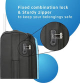 Safari Small Cabin Suitcase (57 Cm) 4 Wheels - Star 55 4W - Black