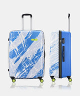 Skybags Hard Body Set Of 3 Luggage 8 Wheels - Stroke Neo 3P Set (Cabin+Medium+Large) Trolley Bag - Suitcase - Blue