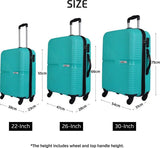 Safari Large Check-In Suitcase (75 Cm) 4 Wheels - Eclipse 75 - Teal