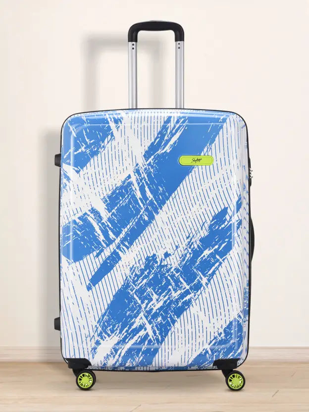Skybags Hard Body Set Of 3 Luggage 8 Wheels - Stroke Neo 3P Set (Cabin+Medium+Large) Trolley Bag - Suitcase - Blue