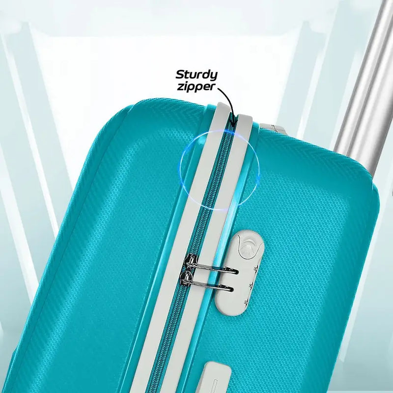 Aristocrat Medium Check-In Suitcase (65 Cm) 4 Wheels - Photon 65 - Hardbody Trolley Bag - Teal