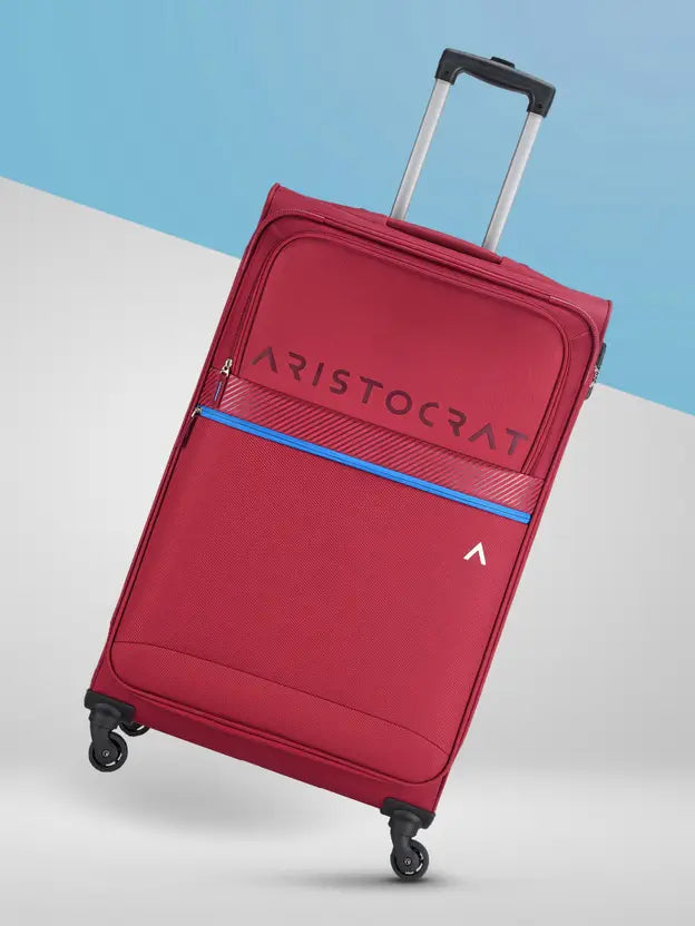 Aristocrat Large Check-In Suitcase (79 Cm) 4 Wheels - 79 - Trolley Bag - Red