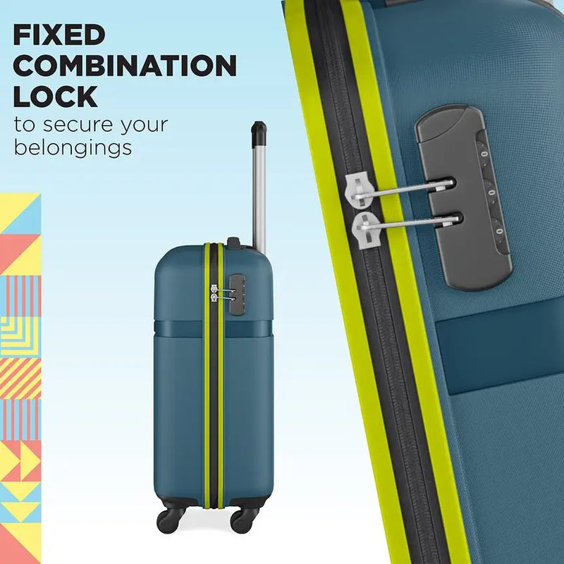 Safari Small Cabin Suitcase (55 Cm) 4 Wheels - Magnum Fury 55 - Blue