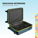 Safari Small Cabin Suitcase (55 Cm) 4 Wheels - Magnum Fury 55 - Blue