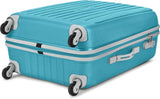 Aristocrat Medium Check-In Suitcase (65 Cm) 4 Wheels - Photon 65 - Hardbody Trolley Bag - Teal