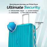 Aristocrat Medium Check-In Suitcase (65 Cm) 4 Wheels - Photon 65 - Hardbody Trolley Bag - Teal