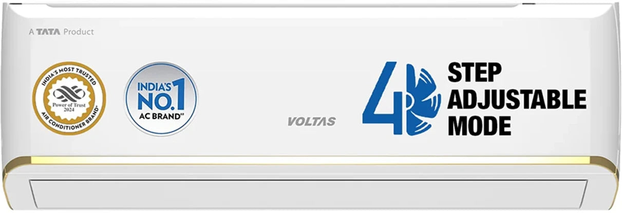 Voltas 1.5 Ton 3 Star Split Inverter AC (183V VECTRA ZEN GOLD(4503764), White, Gold)