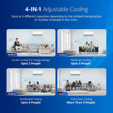 Voltas 1.5 Ton 3 Star Split Inverter AC (183V VECTRA ZEN GOLD(4503764), White, Gold)