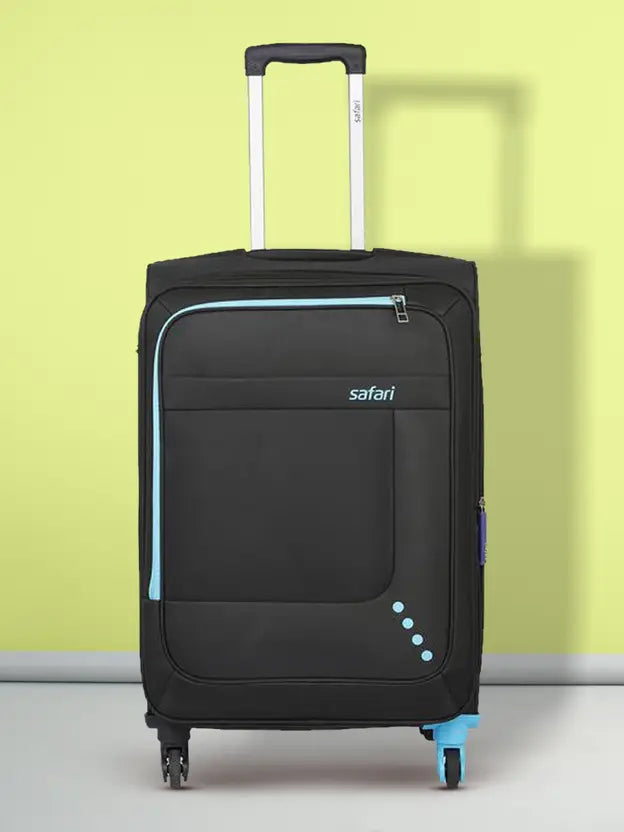 Safari Small Cabin Suitcase (57 Cm) 4 Wheels - Star 55 4W - Black
