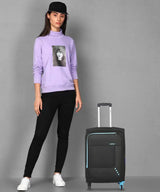 Safari Small Cabin Suitcase (57 Cm) 4 Wheels - Star 55 4W - Black