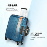 American Tourister Large Check-In Suitcase (77 Cm) 4 Wheels - Amt Hamilton Plus Sp77Cm M.Blu - Blue