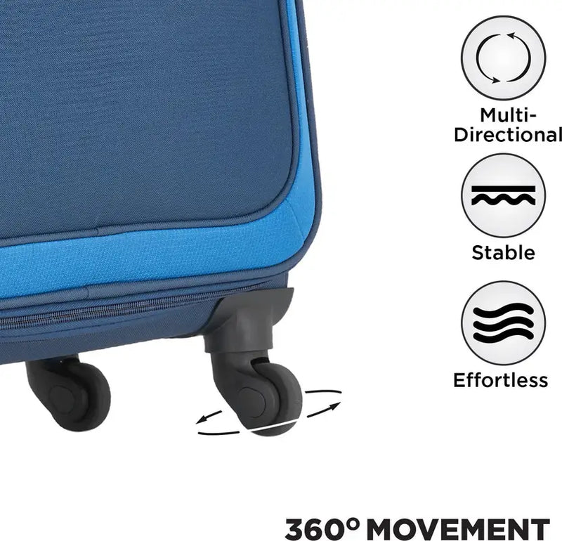 Magnum Large Check-In Suitcase (78 Cm) 4 Wheels - Cliff - Teal