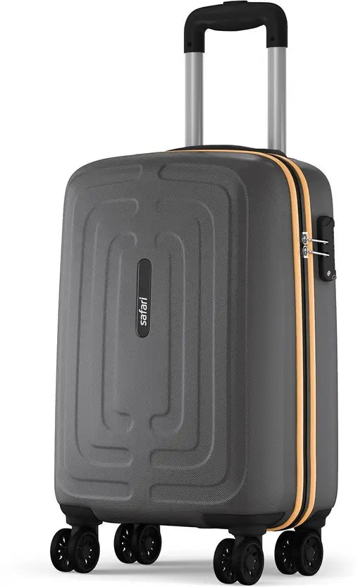 Safari Small Cabin Suitcase (58 Cm) 8 Wheels - Grandeur 55 - Grey