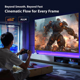 Metz Frameless 138 cm (55 inch) Ultra HD (4K) LED Smart Google TV with 30W Sound Output, Dolby Audio, HDR 10, HLG, Micro Border Design, 32GB Storage, Eye Care Technology (55G425E)