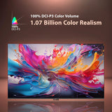 Metz Frameless 138 cm (55 inch) Ultra HD (4K) LED Smart Google TV with 30W Sound Output, Dolby Audio, HDR 10, HLG, Micro Border Design, 32GB Storage, Eye Care Technology (55G425E)