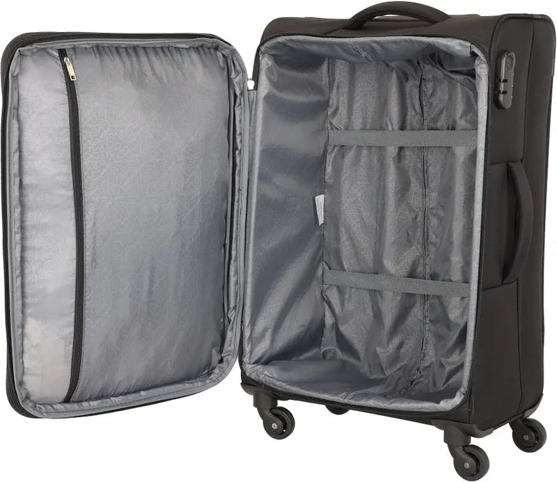 Kamiliant By American Tourister Check-In Suitcase (70.5 Cm) 4 Wheels - Sienna - Black