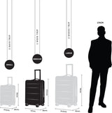 Kamiliant By American Tourister Medium Check-In Suitcase (55 Cm) 4 Wheels - Kam Triprism Sp - Black