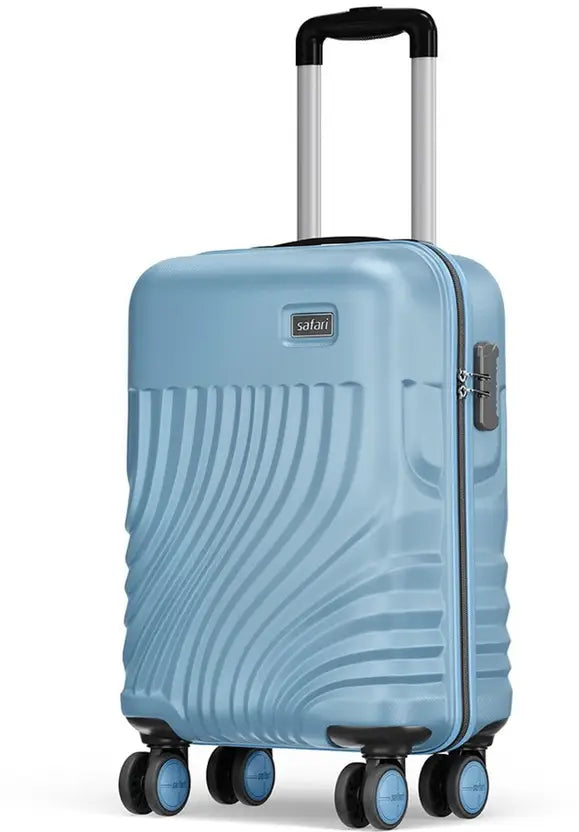Safari Small Cabin Suitcase (55 Cm) 8 Wheels - Keplar 55 - Blue