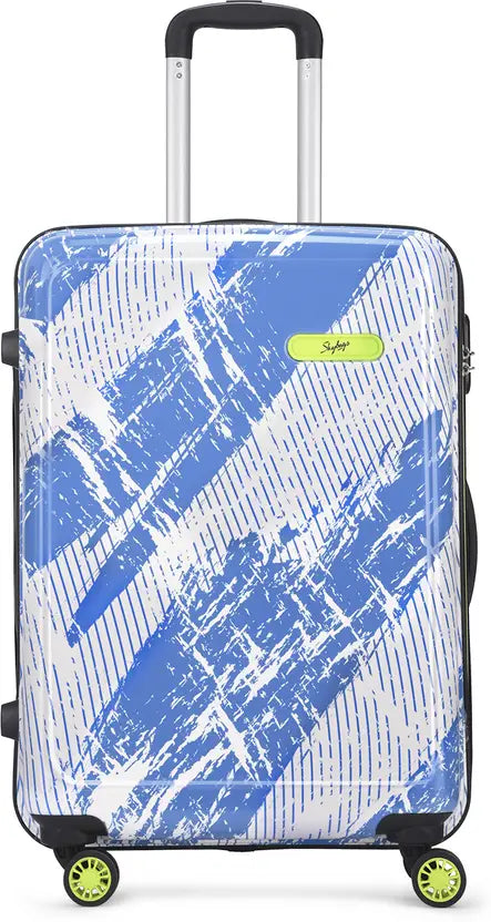 Skybags Medium Check-In Suitcase (67 Cm) 8 Wheels - Stroke Neo 65 - Trolley Bag - Blue