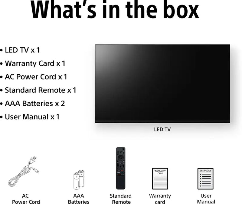 Sony 139 cm (55 inches) BRAVIA 2 4K Ultra HD Smart LED Google TV K-55S25BM2 (Black)