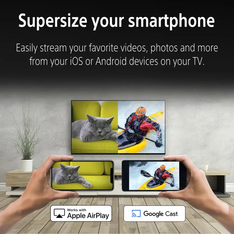 Sony 139 cm (55 inches) BRAVIA 2 4K Ultra HD Smart LED Google TV K-55S25BM2 (Black)