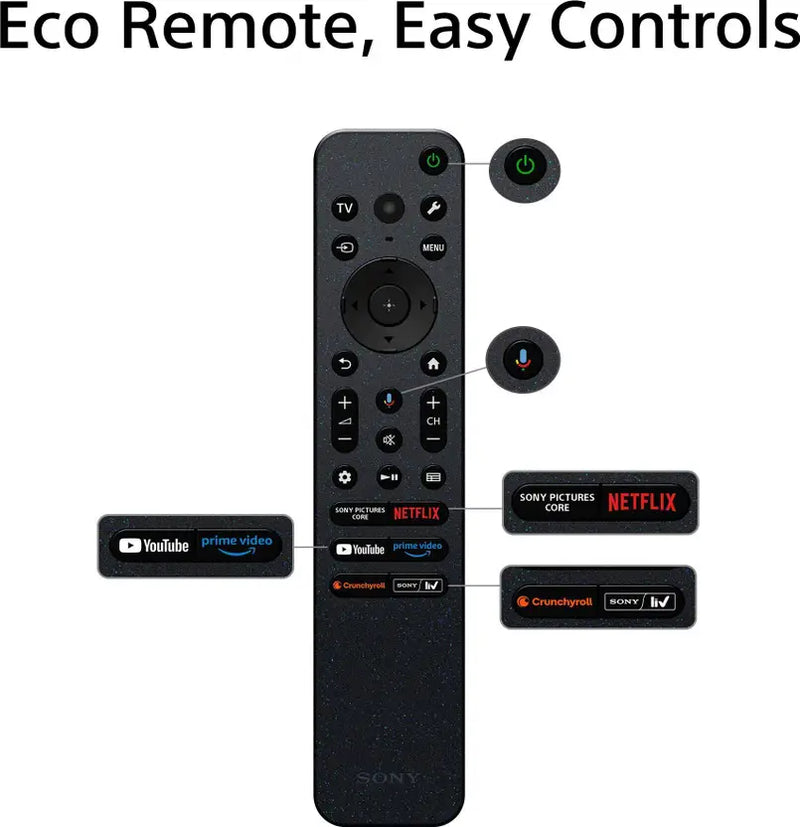 Sony 139 cm (55 inches) BRAVIA 2 4K Ultra HD Smart LED Google TV K-55S25BM2 (Black)