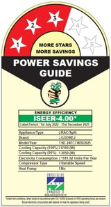 Godrej WZR 5 in 1 Convertible 2 Ton 3 Star Inverter Split AC with I-Sense Technology (2025 Model, Copper Condenser, SIC 24ITC3 WZR)