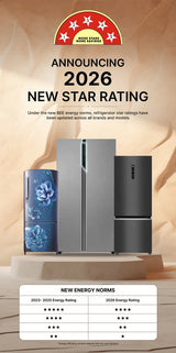 Midea, 100 L, Direct Cool Ref , 1 Star, Silver,MDRD100D1HLSS