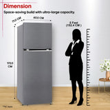 LG 343 L, 2 Star, Convertible, Smart Inverter, Frost Free Double Door Refrigerator (GLT3426SNDS, Dazzle Steel, Express Freeze & Multi Air Flow)