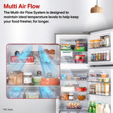 LG 343 L, 2 Star, Convertible, Smart Inverter, Frost Free Double Door Refrigerator (GLT3426SNDS, Dazzle Steel, Express Freeze & Multi Air Flow)